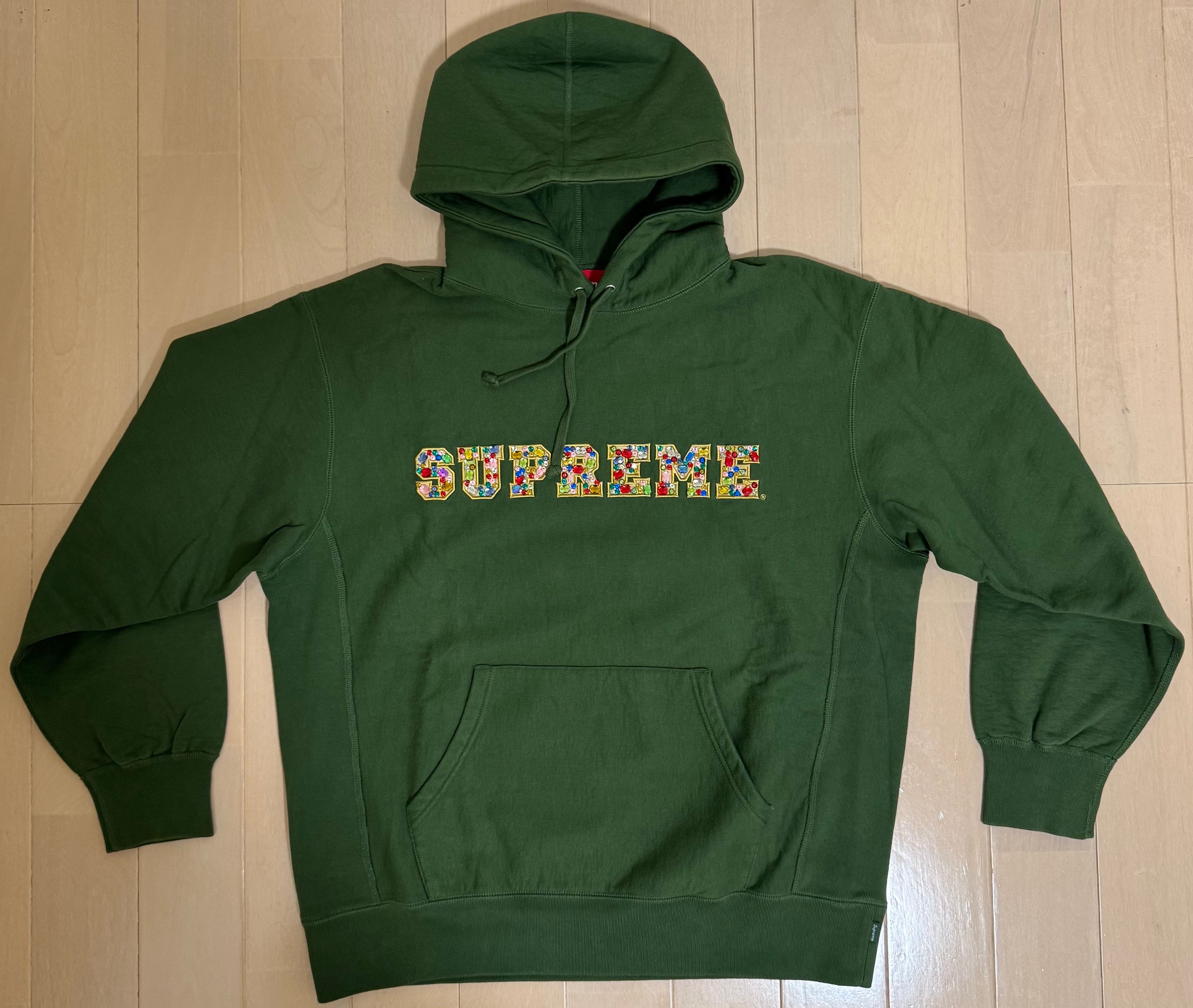 Supreme Jewels Hooded Sweatshirt "Green"