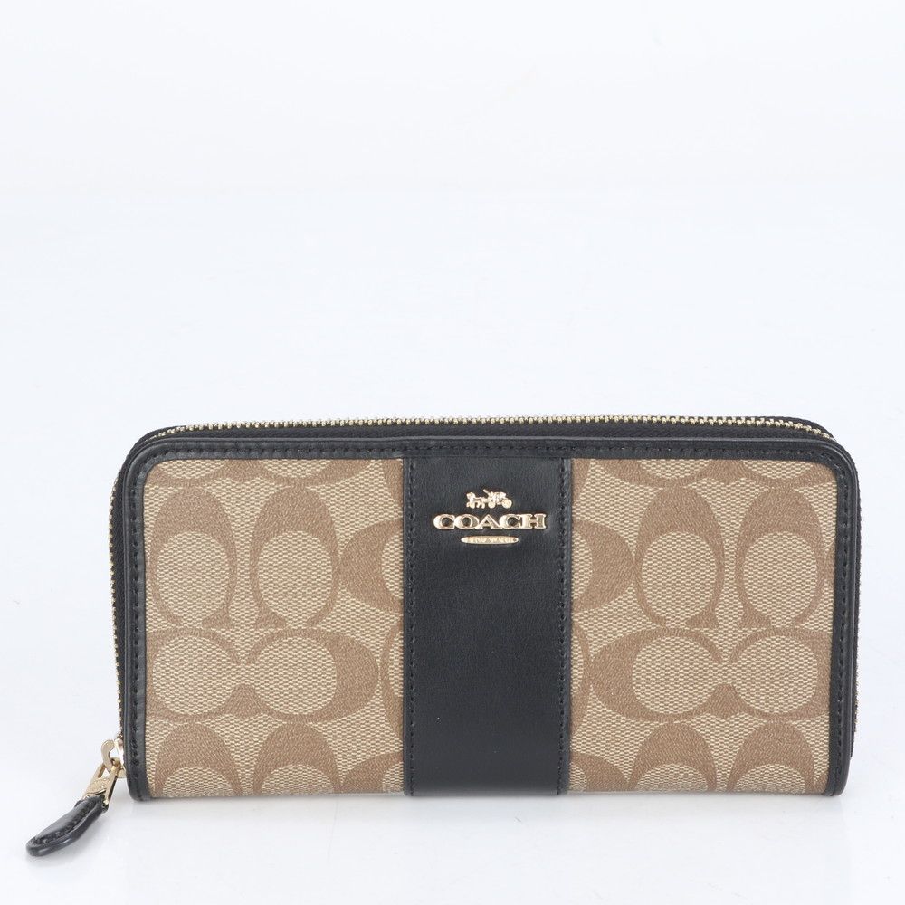 ■極美品 コーチ シグネチャー F54630 長財布