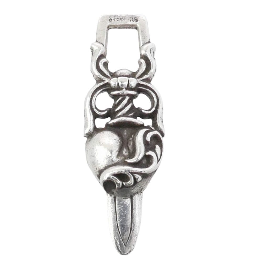 Chrome Hearts Dagger Heart Pendant "Silver"