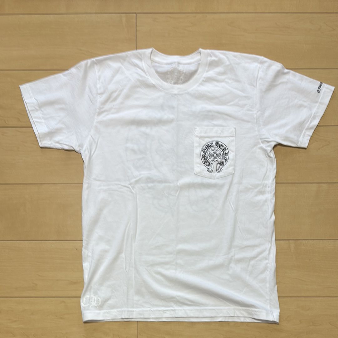 Chrome Hearts Horse Shoe Logo Pocket T-Shirt "White"