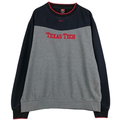 古着 ~00年代 ナイキ NIKE TEAM ツートン ロゴスウェットシャツ トレーナー メンズXL相当/eaa608073