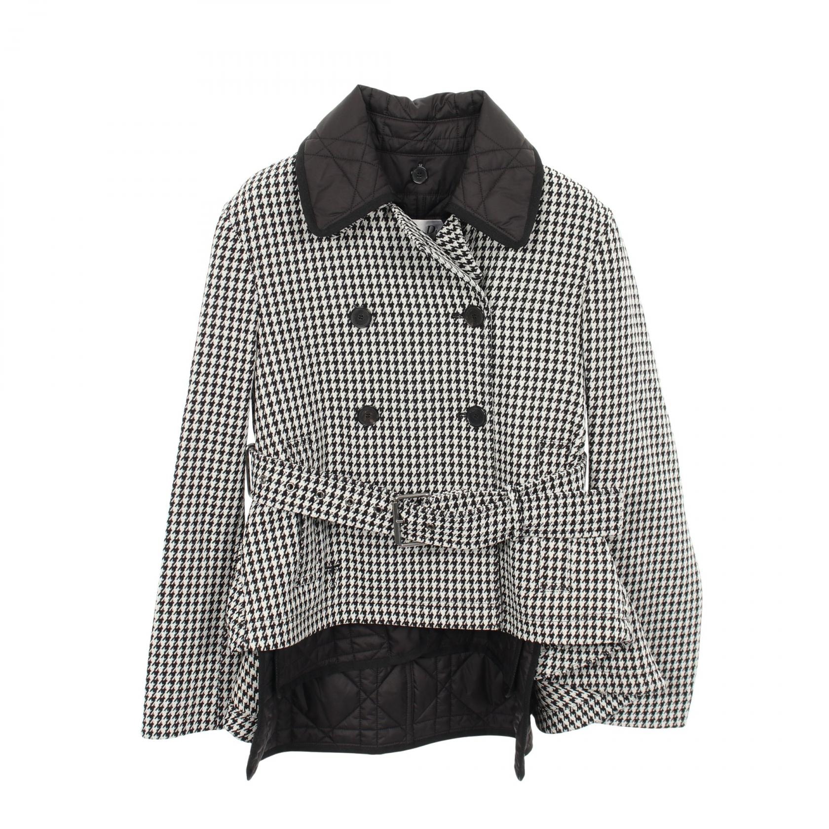 ディオール Dior BEE刺繍 衣料品 アウター ウール レディース ブラック系 / ホワイト系 【中古】