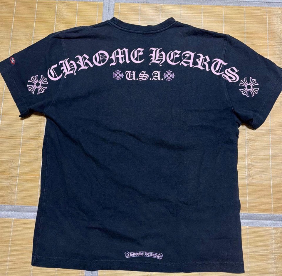 CHROME HEARTS MATTY BOY PINK tシャツ L USA