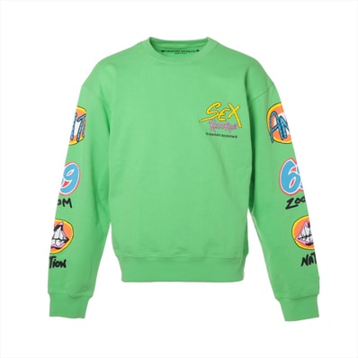 Chrome Hearts Matty Boy Sex Records Crewneck Sweatshirt "Citrus"