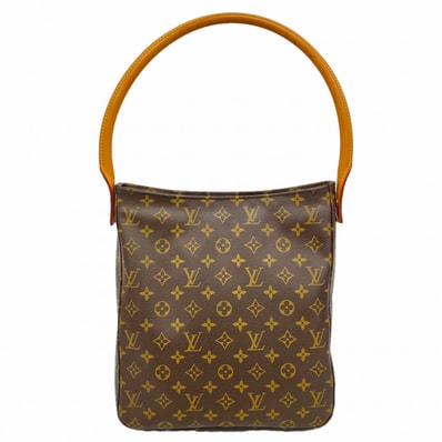 【6dd4975】ルイヴィトン ショルダーバッグ モノグラム ルーピングGM M51145 ブラウン【中古】レディース