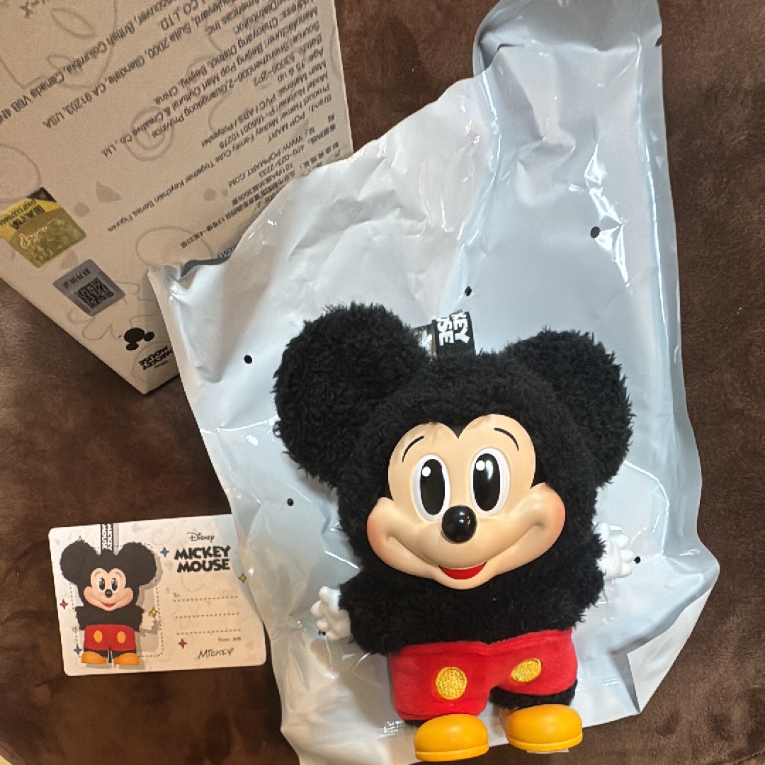 POP MART DISNEY Mickey Family Cute Together Series Plush Keychain Mickey