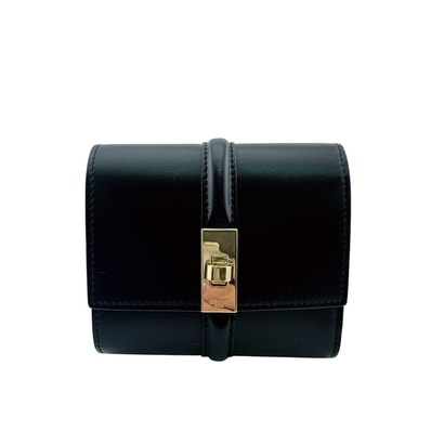 セリーヌ CELINE 三つ折り財布 スモール コンパクトウォレット 16 ブラック