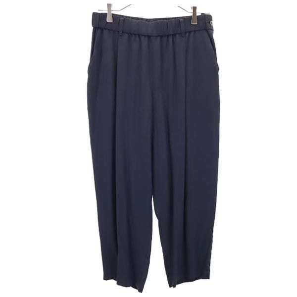 Y's for living ワイズフォーリビング 日本製 サルエルパンツ 濃紺 ワイド ルームウェア