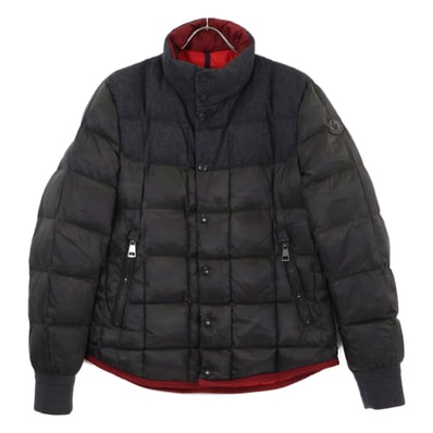 モンクレール LUMIERE カモフラ ウール切替 ダウンジャケット 2