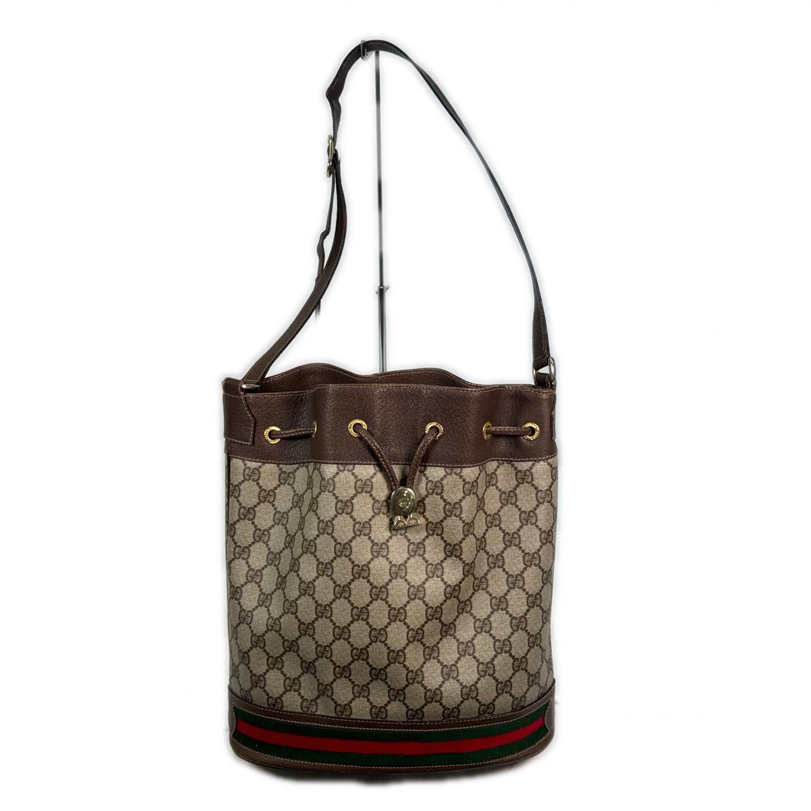 GUCCI グッチ 40.02.085 巾着ショルダーバッグ バッグ シェリーライン ファッション小物 ユニセックス