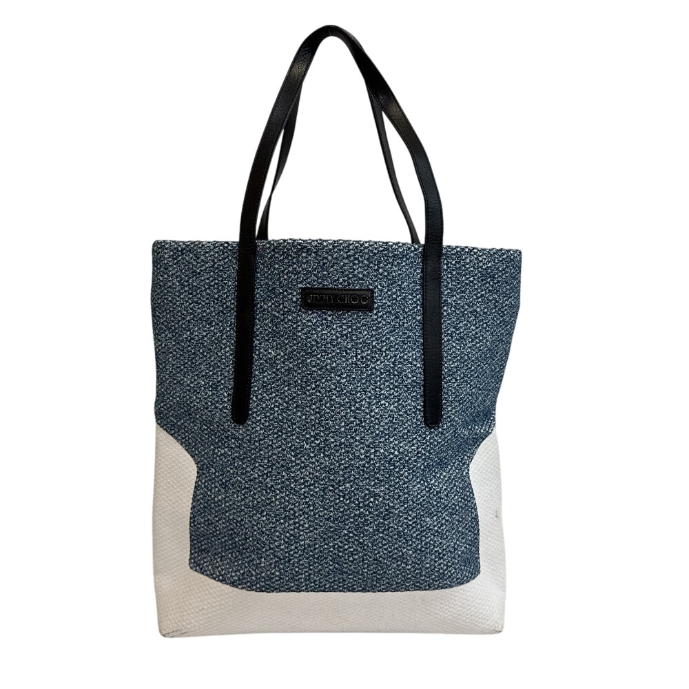 ジミーチュウ JIMMY CHOO トートバッグ ショルダーバッグ ブルー