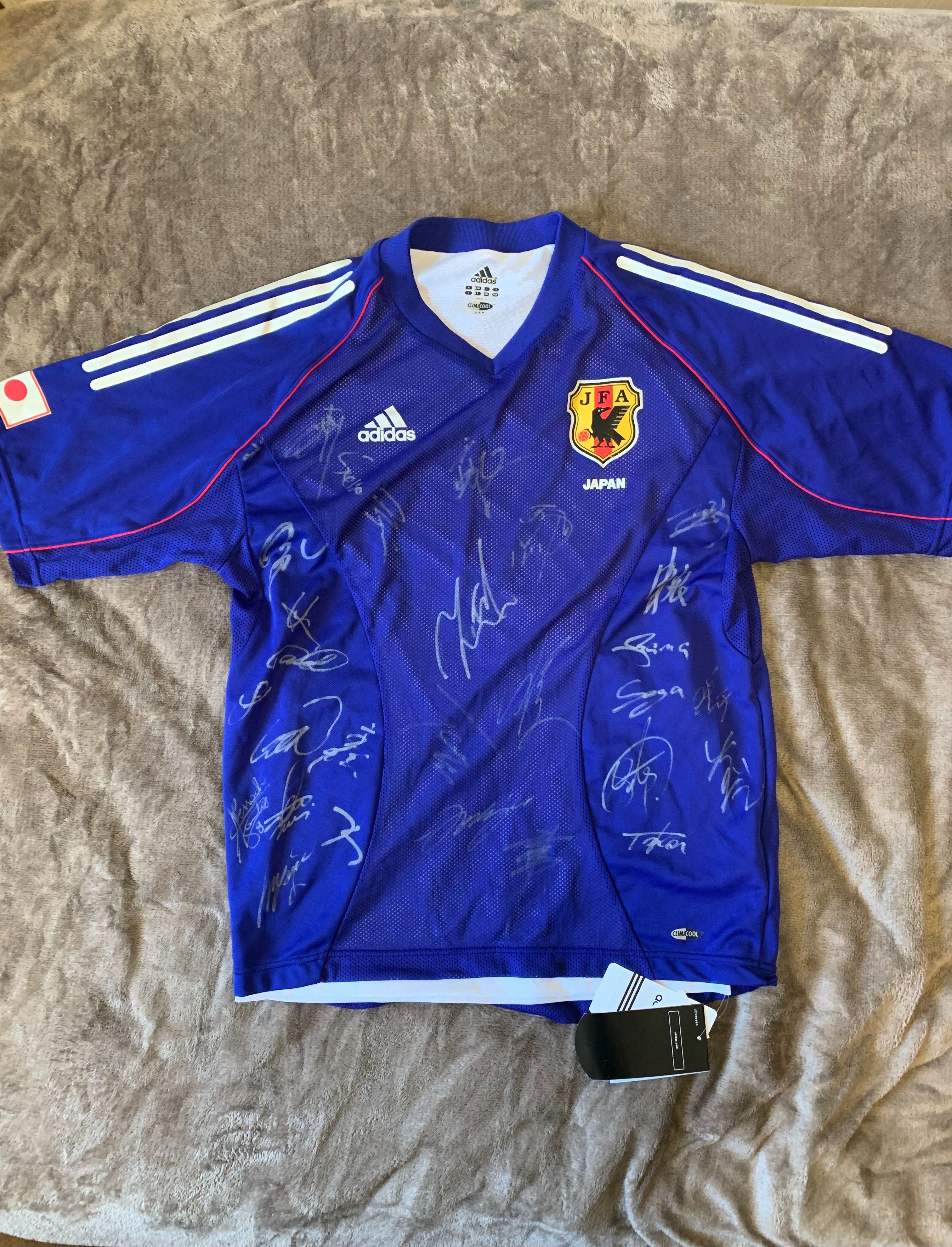 【直筆サイン入り❗️】 美品 代表ユニフォーム W杯記念品 3点セット