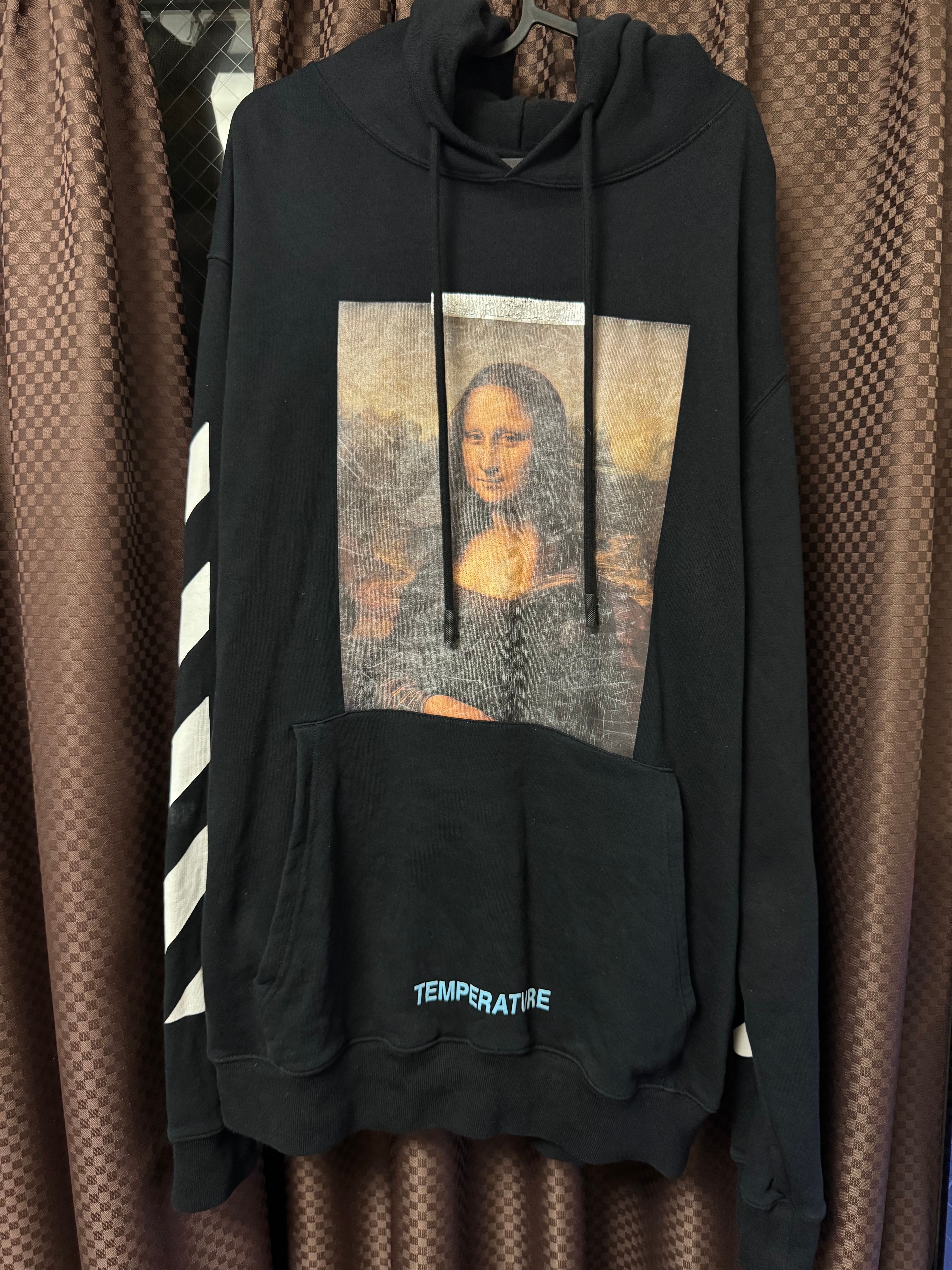OFF-WHITE DIAGONAL MONALISA HOODY "Black"