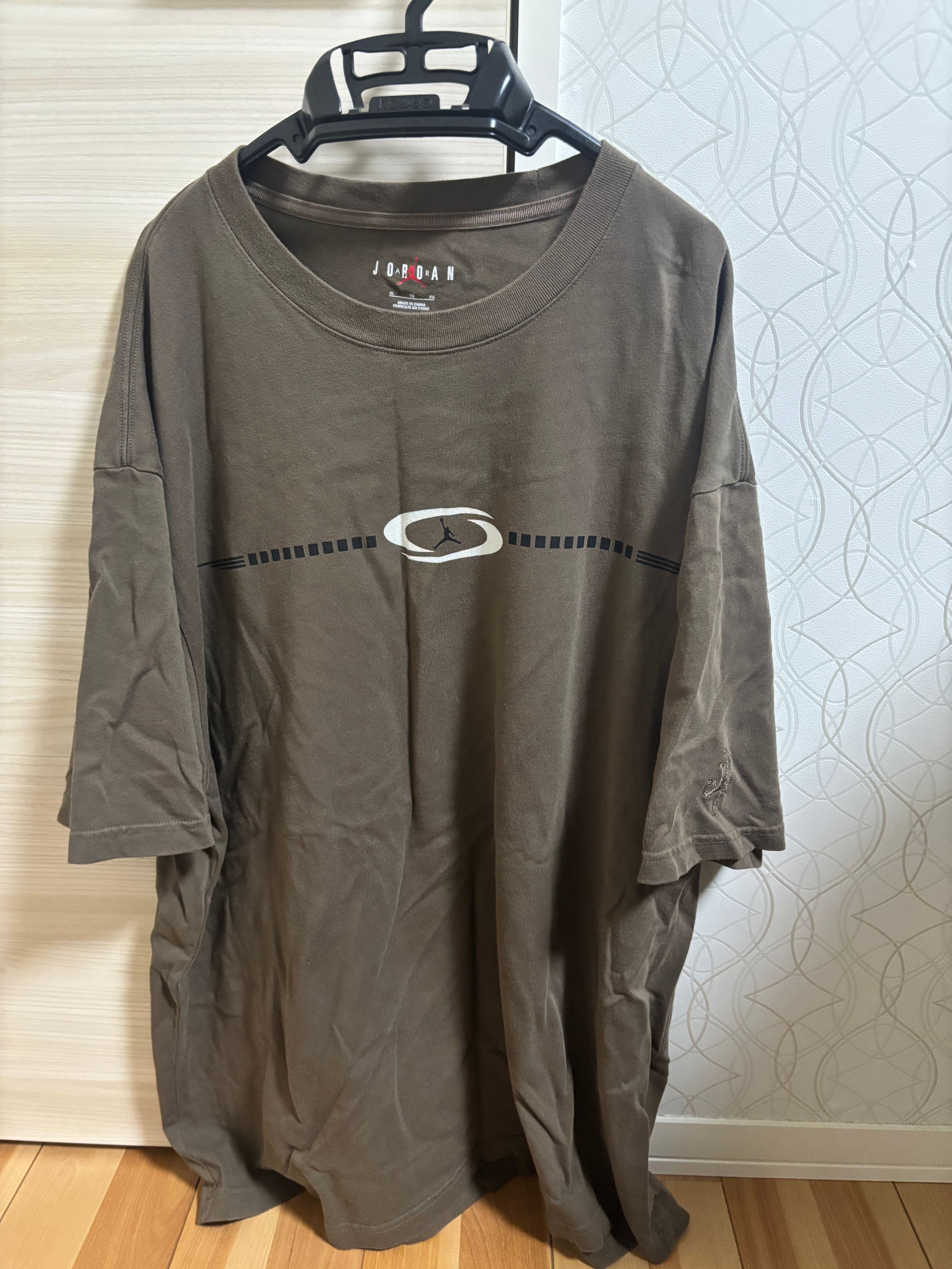 Nike Jordan x Travis Scott Men's T-Shirt "Brown" (US Size) DZ5510-274