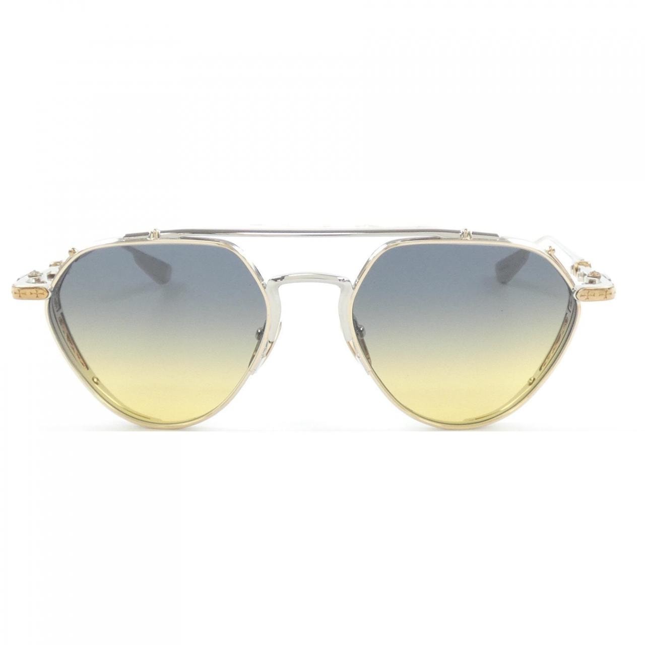 Chrome Hearts FREE RIDE Sunglasses "Silver/Gold"