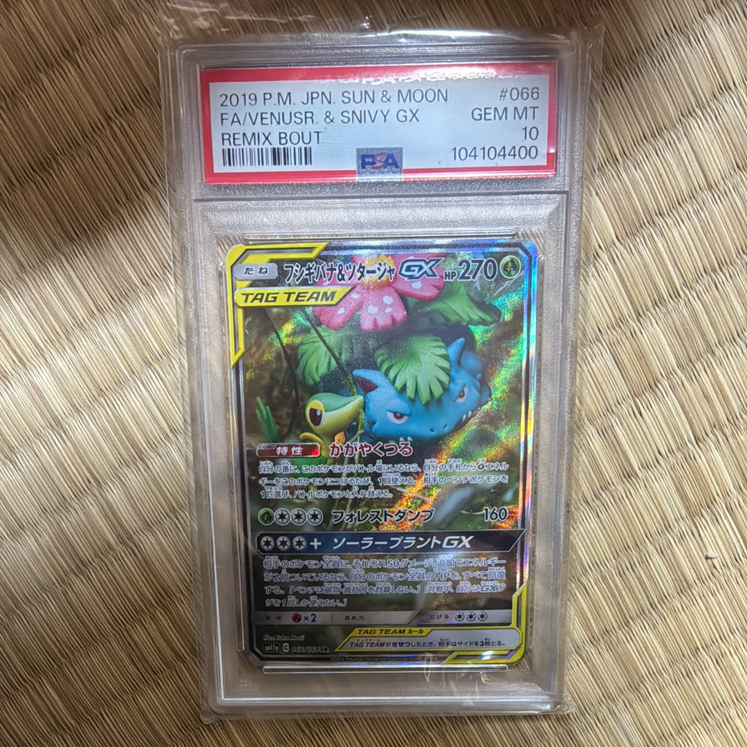 PSA10】フシギバナ&ツタージャGX SR: SA[SM11a 066/064](強化拡張
