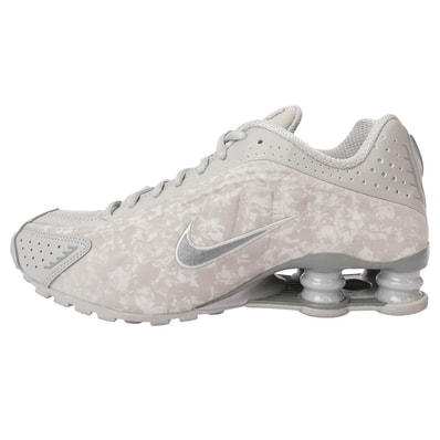 NIKE ナイキ スニーカー HV0934-001 Women's Shox R4 College Grey Flat Pewter ウィメンズ ショックス スニーカー グレー系 24.5cm【中古】