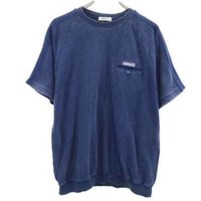 adidas 70s 80s 半袖 パイル地 Tシャツ