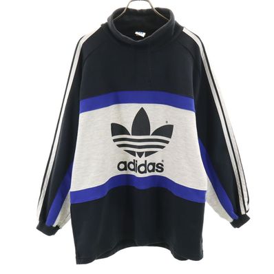 adidas 80s 長袖 ハイネック スウェット トレーナー