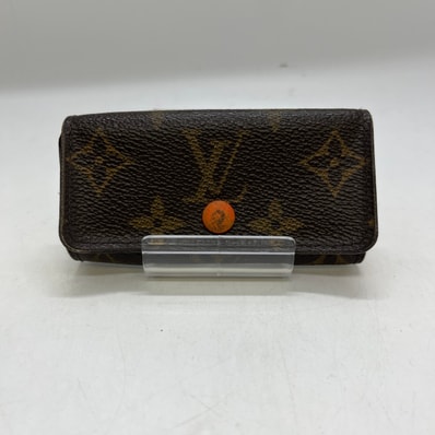 LOUIS VUITTON ルイヴィトン キーケース ミュルティクレ4 ピモン M60706 ブラウン×オレンジ