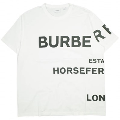 BURBERRY バーバリー Horse Ferry Print Cotton Oversize Tee ホースフェリープリントオーバーサイズTシャツ 8040691 / 71C S WHITE 半袖 HARLFORD トップス g24002
