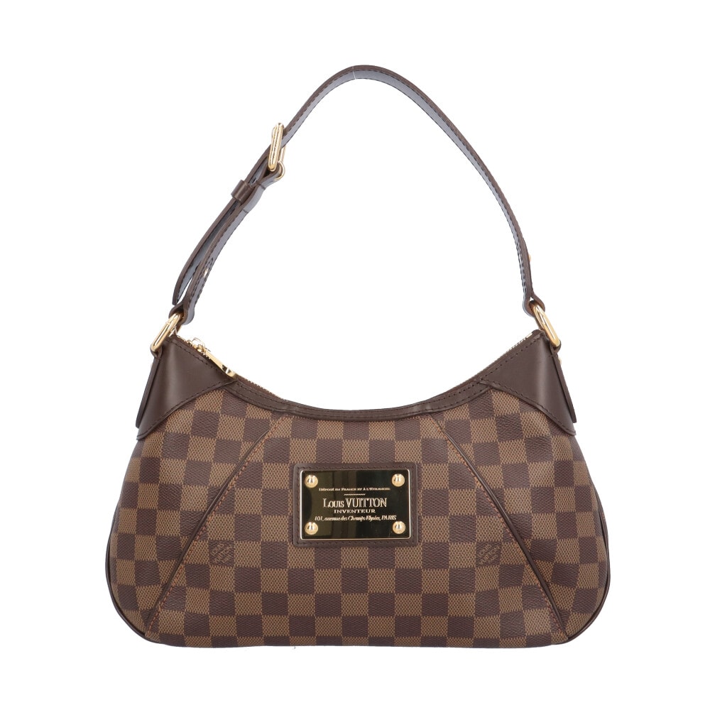 ルイヴィトン テムズPM ダミエ ショルダーバッグ ダミエキャンバス N48180 ブラウン レディース LOUIS VUITTON 中古