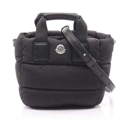 モンクレール MONCLER MICRO CARADOC ハンドバッグ バッグ ナイロン レザー レディース ブラック系 5L00004M6275999 【新品】