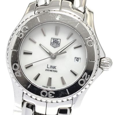 ★保 タグホイヤー リンク デイト WJ1313-0 レディース 【中古】