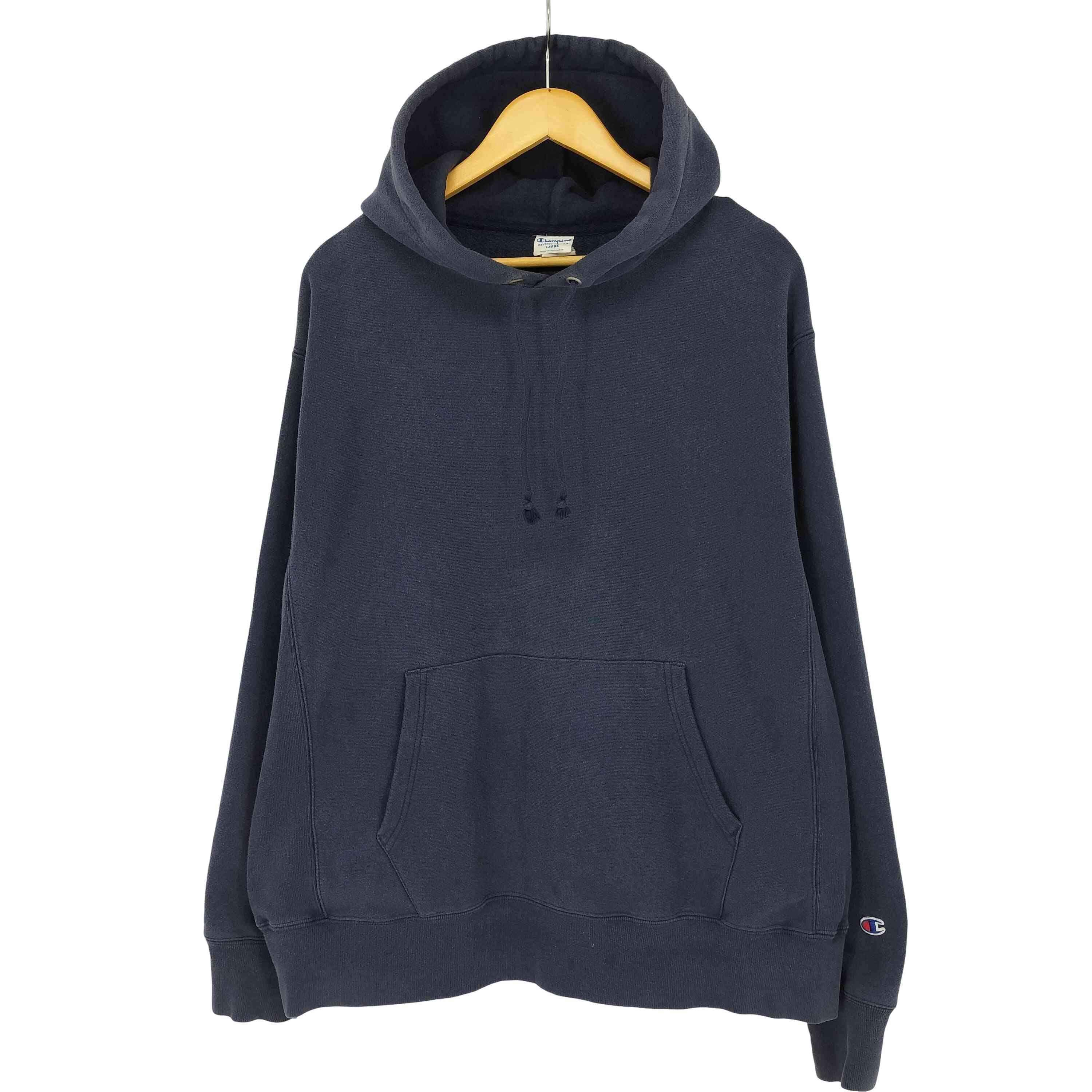 青単復刻 REVERSE WEAVE 目なし ナス紺 プルオーバー パーカー【1142156846275】