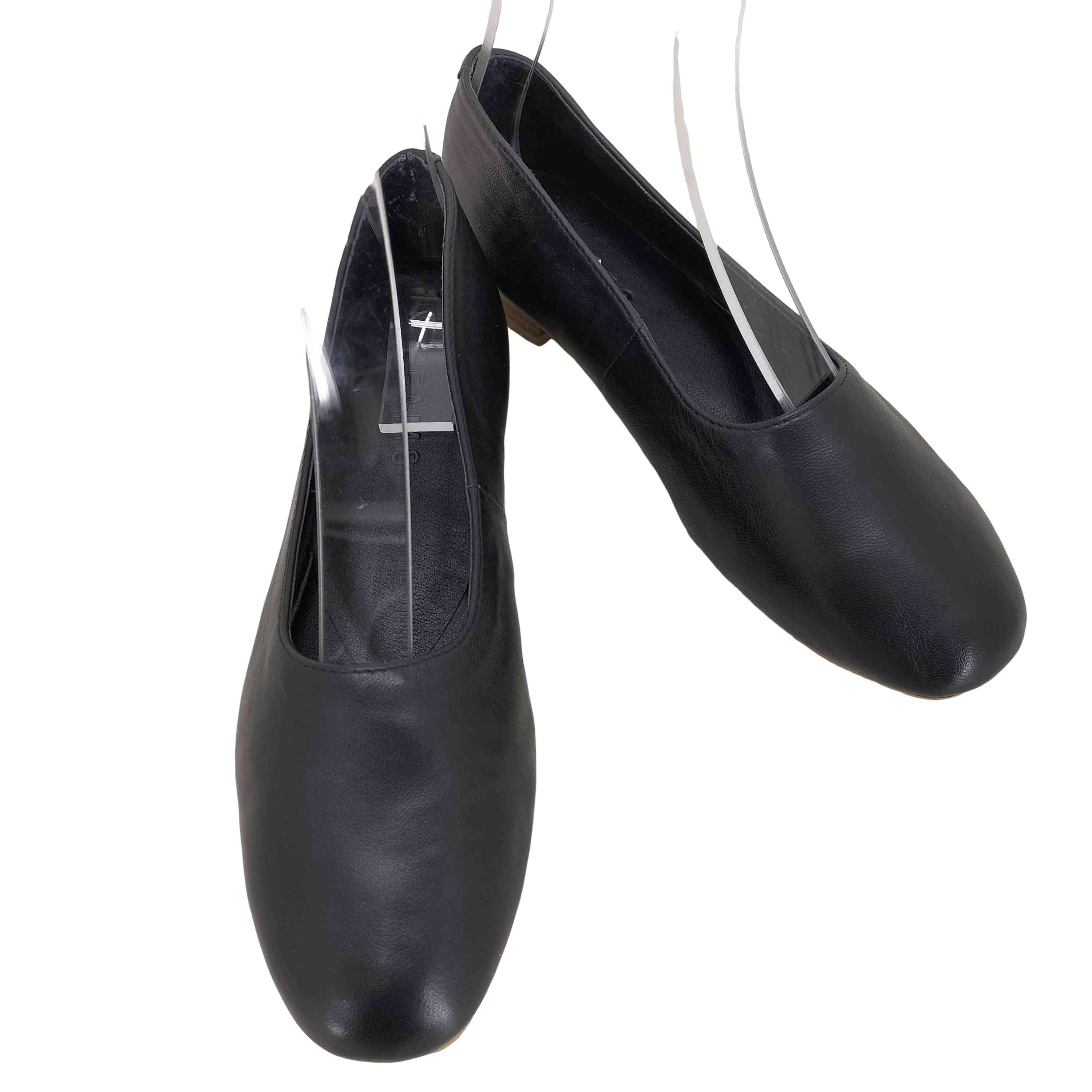 スクエアトゥフラット パンプス【1141681641065】