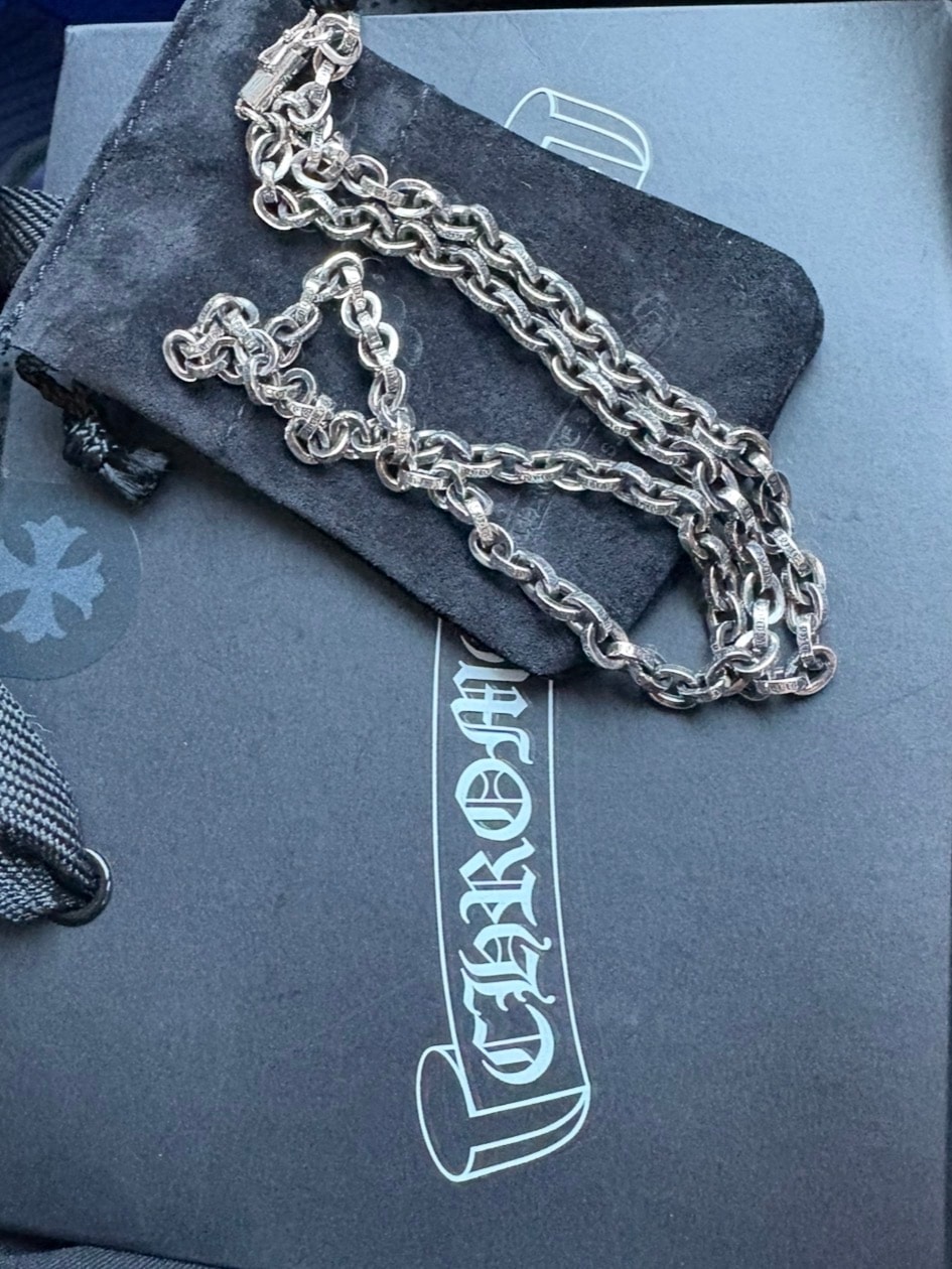 Chrome Hearts Paper Chain Necklace "Silver"