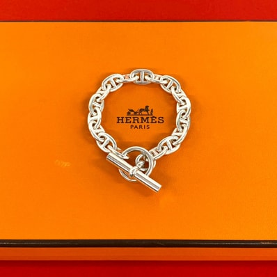 HERMES エルメス シェーヌダンクル PM 17コマ ブレスレット シルバー925 ブレスレット シルバー
28523
