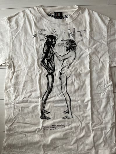 SAINT Mxxxxxx STT TEE DBL JESUS "White"