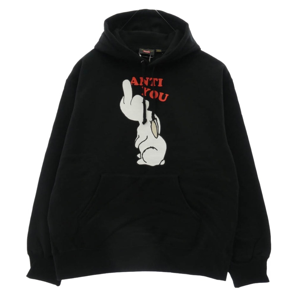 Supreme シュプリーム パーカー 23SS × Undercover Anti You Hooded Sweatshirt Black アンダーカバー アンティ ユー フーディー スウェットシャツ ブラック系 L【新古品】【未使用】【中古】