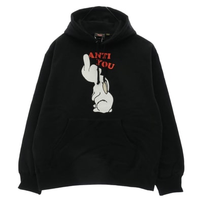 Supreme シュプリーム パーカー 23SS × Undercover Anti You Hooded Sweatshirt Black アンダーカバー アンティ ユー フーディー スウェットシャツ ブラック系 L【新古品】【未使用】【中古】