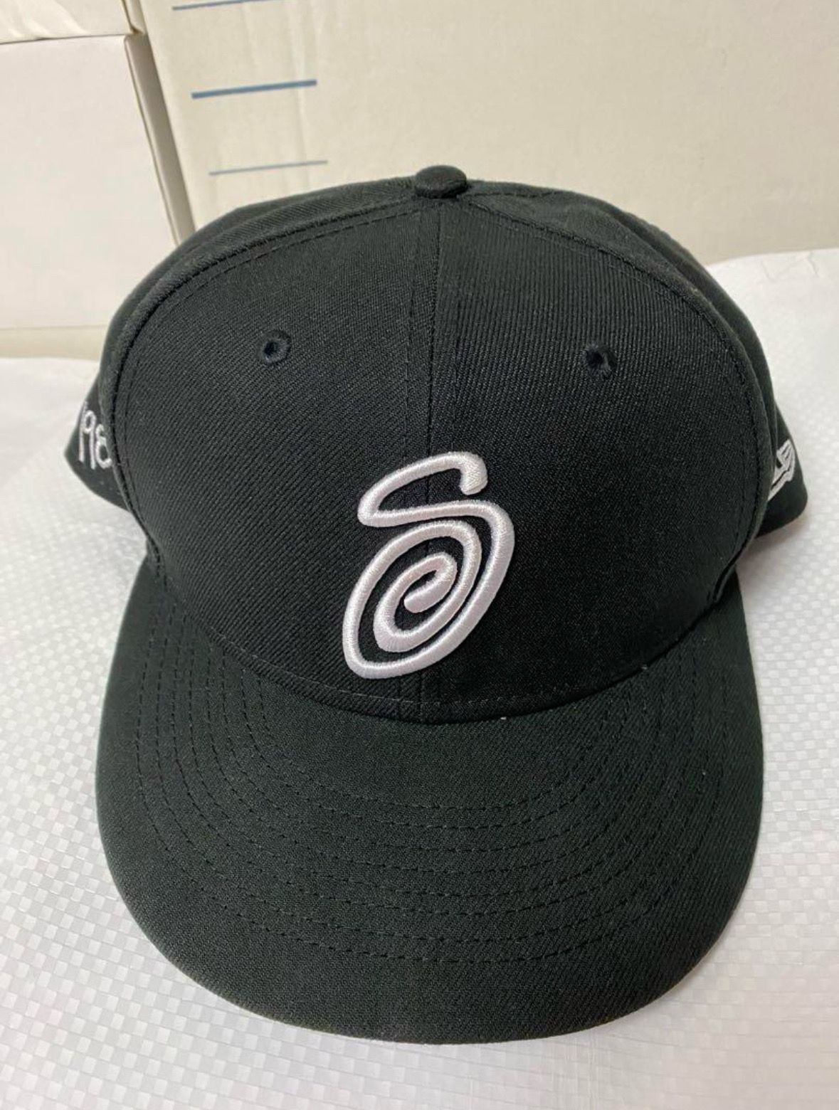 Stussy CURLY S NEW ERA CAP "Black"