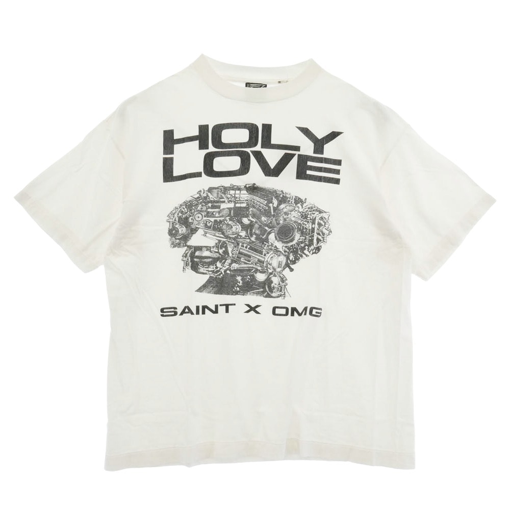 SAINT Mxxxxxx x Kawamura Kousuke KK SS T-Shirt Holy Love "White"