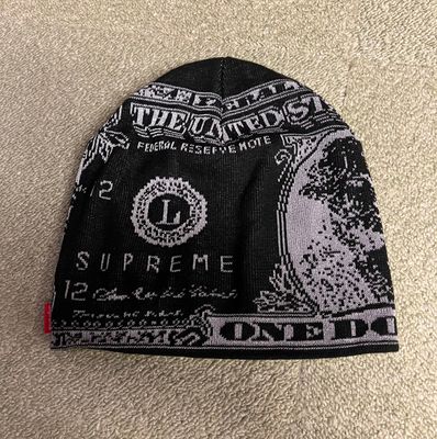 Supreme Dollar Beanie "Black"