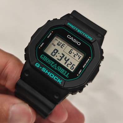 Casio G-Shock x Ghost in the Shell DW-5600 "Black"