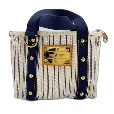 ヴィトン LV アンティグア カバ PM ハンドバッグ キャンバス【中古】