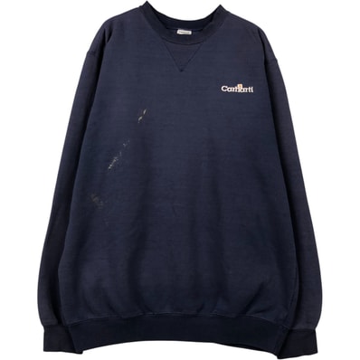 古着 カーハート Carhartt ワンポイントロゴスウェットシャツ トレーナー メンズL相当/eaa582428