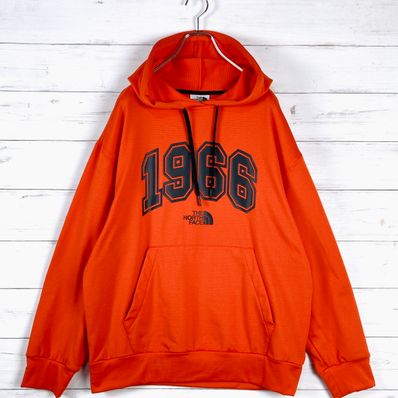 【新品】 ノースフェイス プルオーバー パーカー ロゴ グリーン L/100