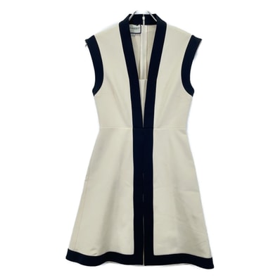 グッチ 515533 ホワイト GGベルト ジャージーノースリーブワンピース M