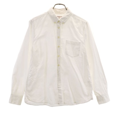 GAP ギャップ 長袖 シャツ M ホワイト系