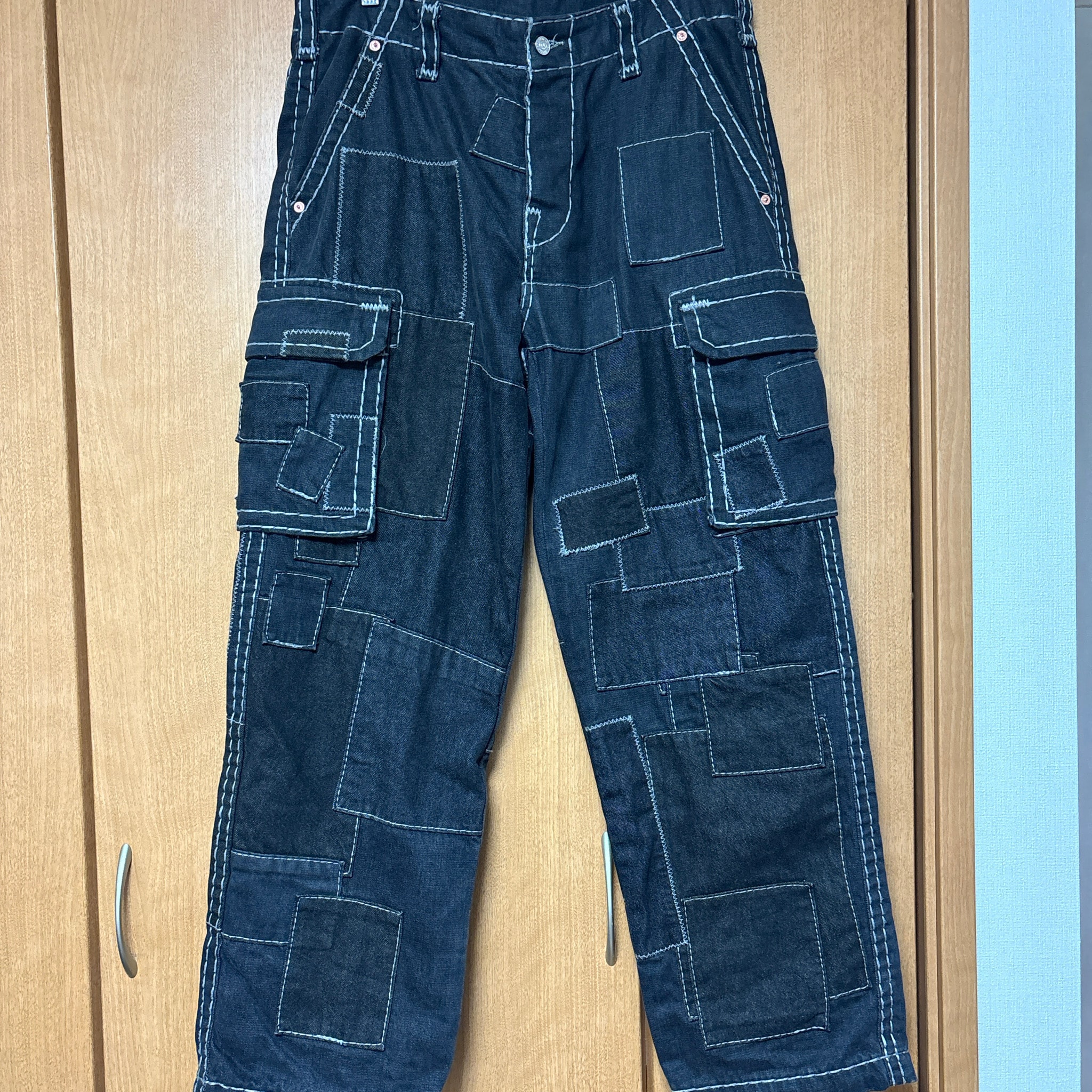 Supreme x True Religion Patchwork Cargo Pant "Black"