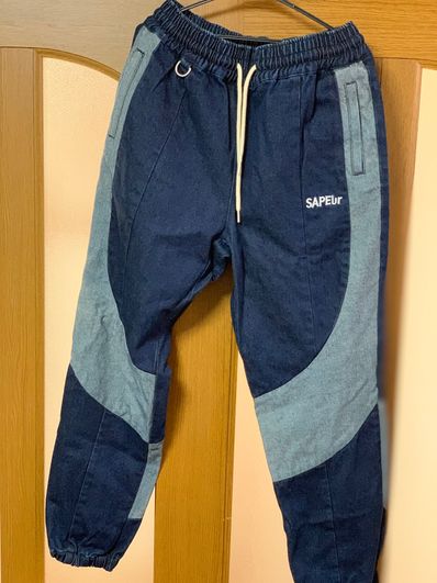 SAPEur DENIM TRACK PANTS "Indigo"