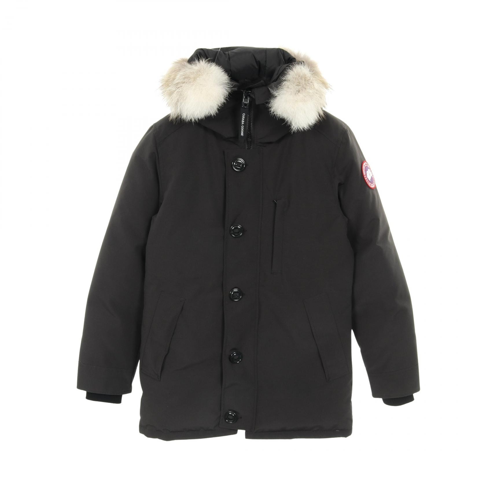 カナダグース CANADA GOOSE JASPER ジャスパー ダウンジャケット 衣料品 アウター ポリエステル メンズ ブラック系 3438JM 【中古】