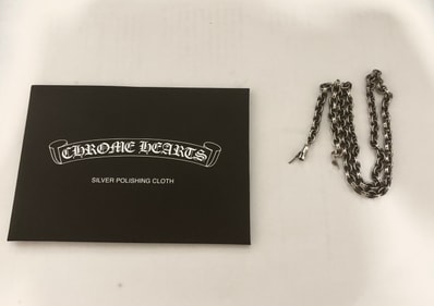 Chrome Hearts Paper Chain Necklace "Silver"
