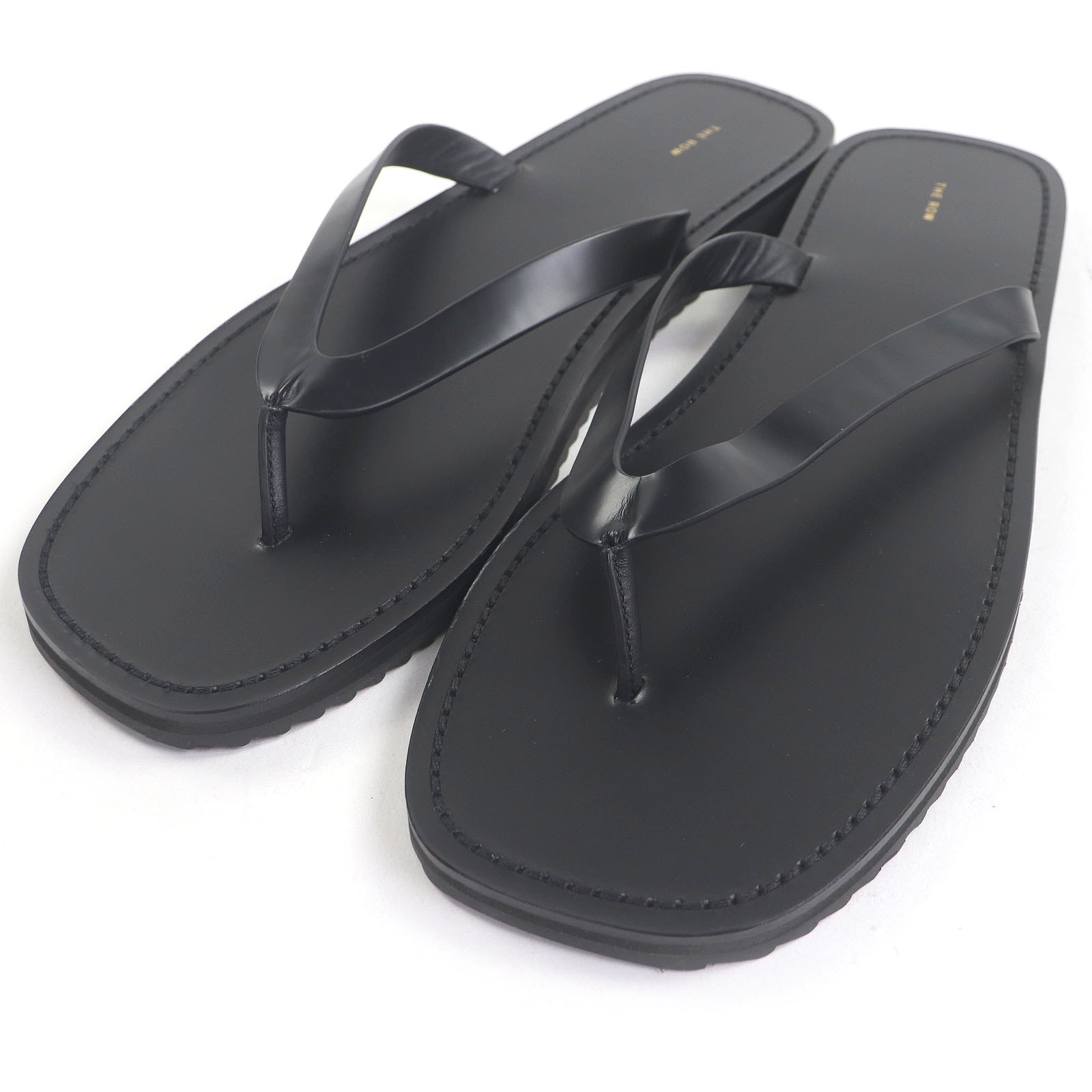 極美品 ザロウ ビーチサンダル CITY FLIP FLOP ブラック 46