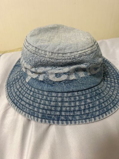 Supreme Fade Jacquard Denim Crusher "Blue"